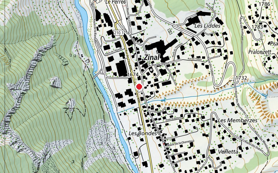 Mappa con la posizione di Patinoire (Pista di ghiaccio)
