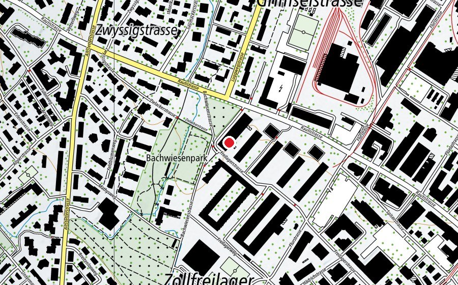 Map showing the location of Across the Limits (Fitness centre)