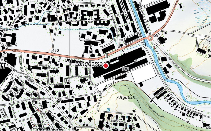 Mappa con la posizione di Activ Fitness (Centro fitness)