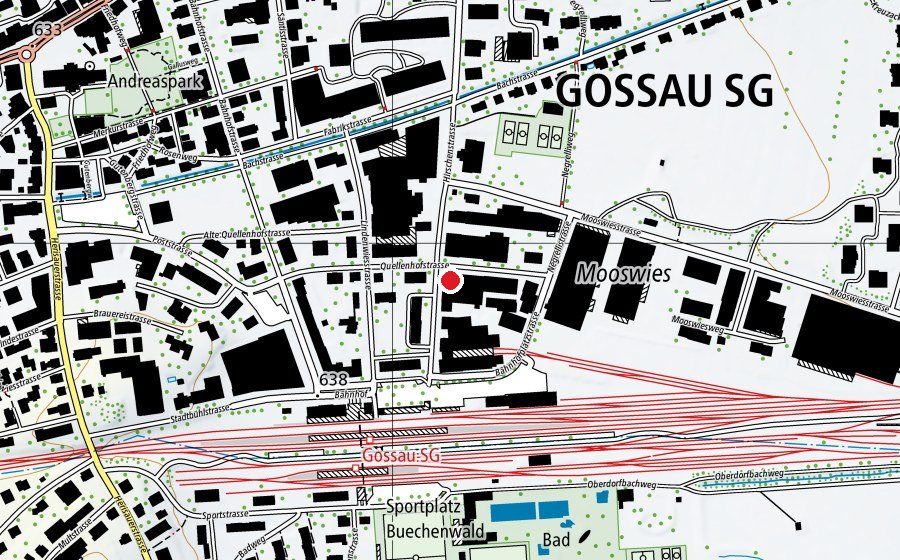 Map showing the location of Activ Fitness (Fitness centre)