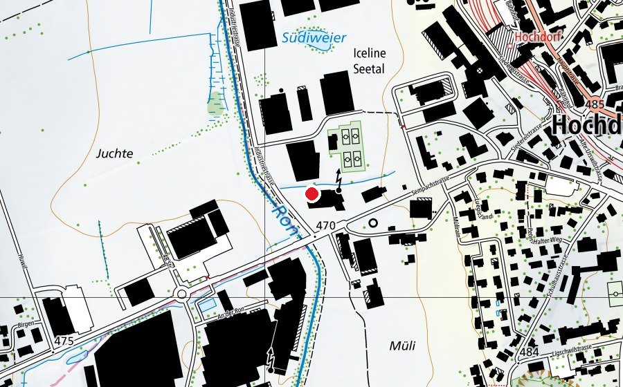 Mappa con la posizione di Activ Fitness (Centro fitness)