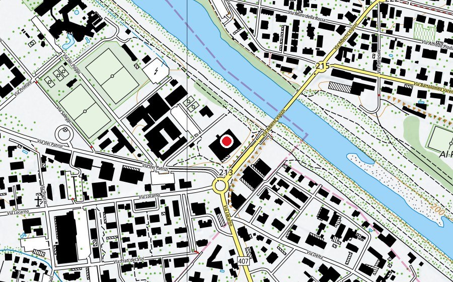 Map showing the location of Activ Fitness (Fitness centre)