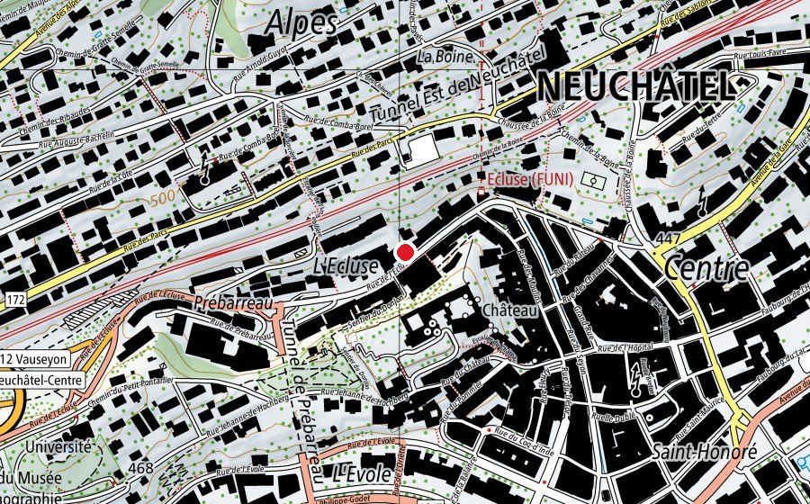 Map showing the location of Activ Fitness (Fitness centre)