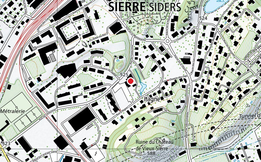 Carte indiquant l’emplacement de Activ Fitness (Salle de fitness)