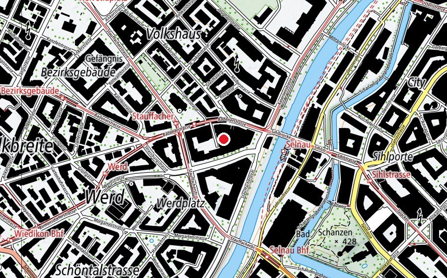 Map showing the location of Activ Fitness (Fitness centre)