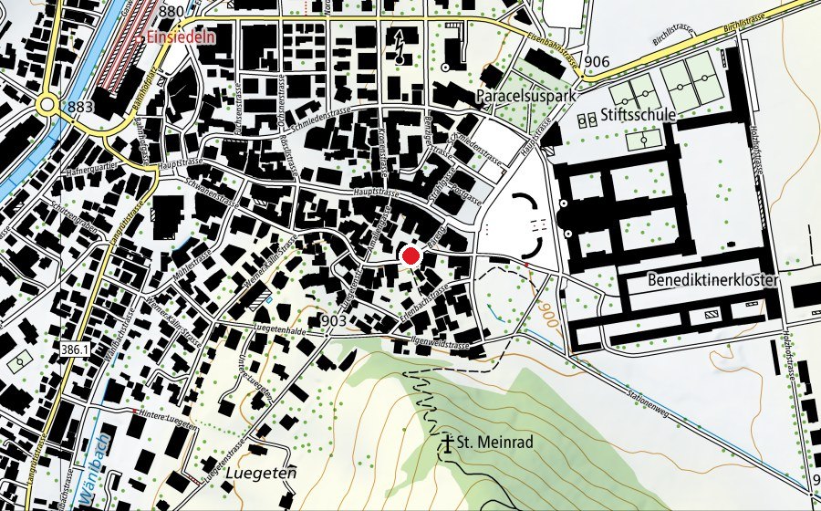 Mappa con la posizione di Ahlaya (Centro fitness)