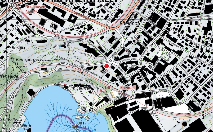 Map showing the location of Aktiv Training (Fitness centre)