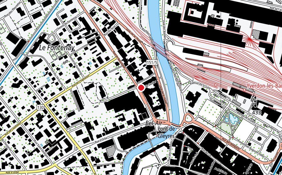 Map showing the location of Arcades Fitness (Fitness centre)
