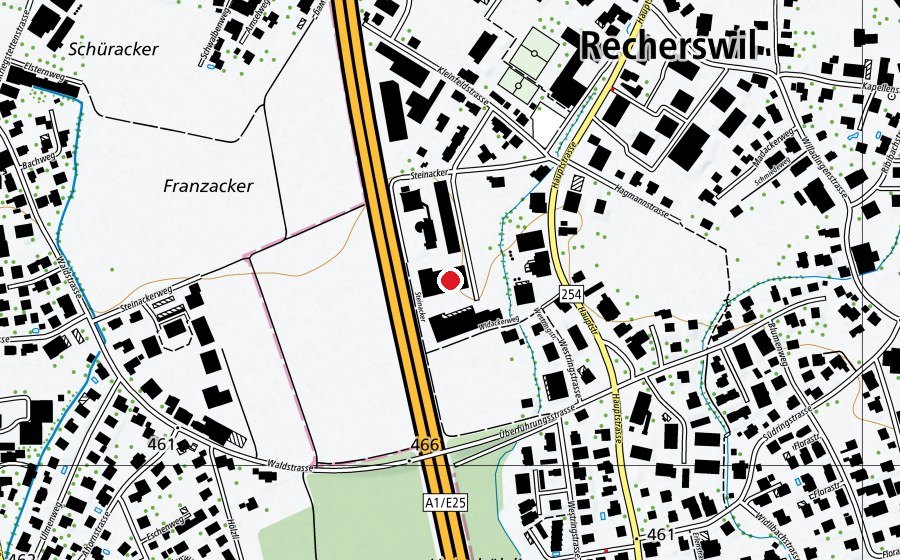 Map showing the location of Athena Fitness (Fitness centre)