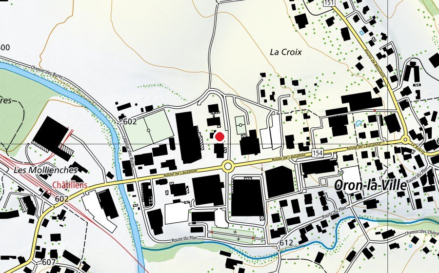 Mappa con la posizione di Attitude Fitness Club (Centro fitness)