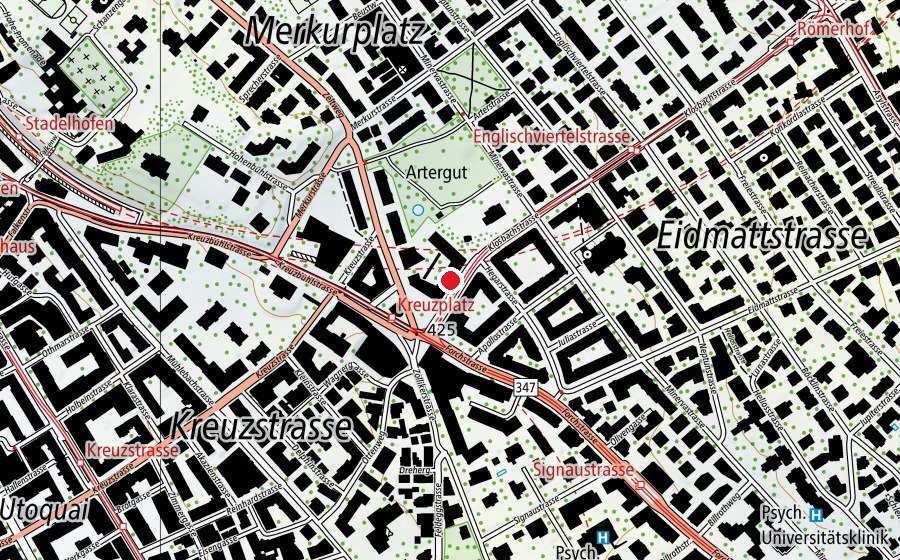Carte indiquant l’emplacement de Be: (Salle de fitness)