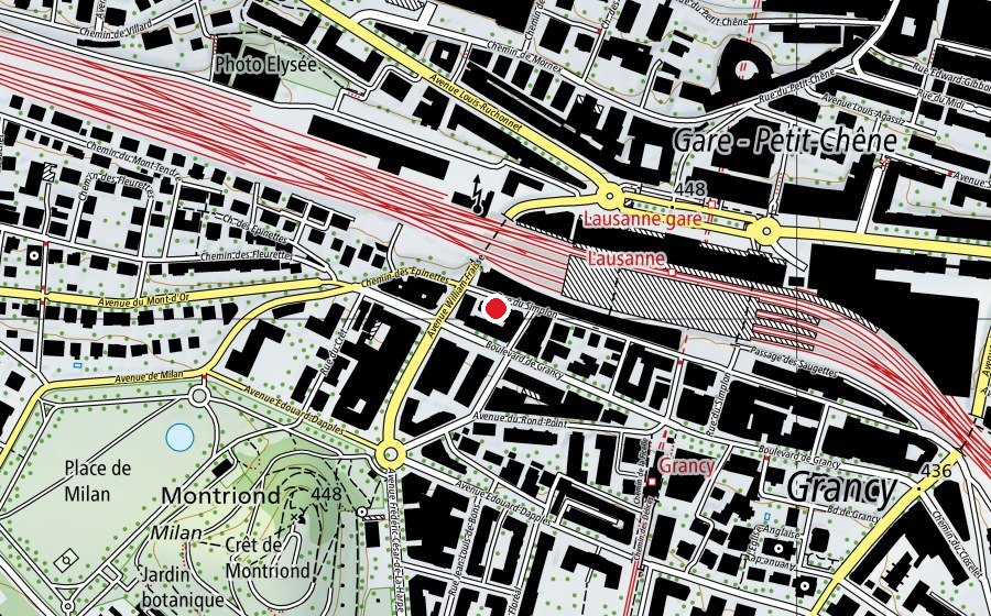 Carte indiquant l’emplacement de Beat fitness (Salle de fitness)