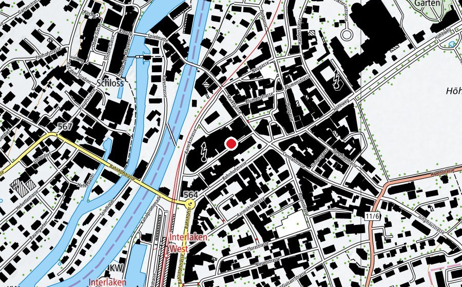Carte indiquant l’emplacement de BeoFit (Salle de fitness)