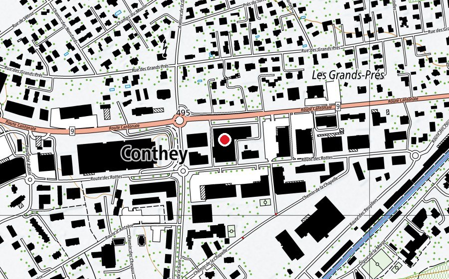 Map showing the location of California (Fitness centre)