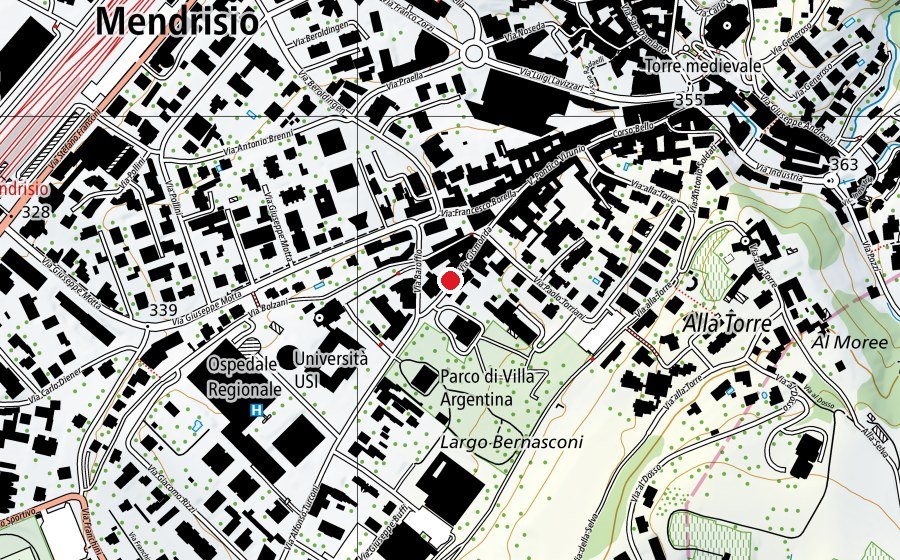 Mappa con la posizione di Carpe Diem (Centro fitness)
