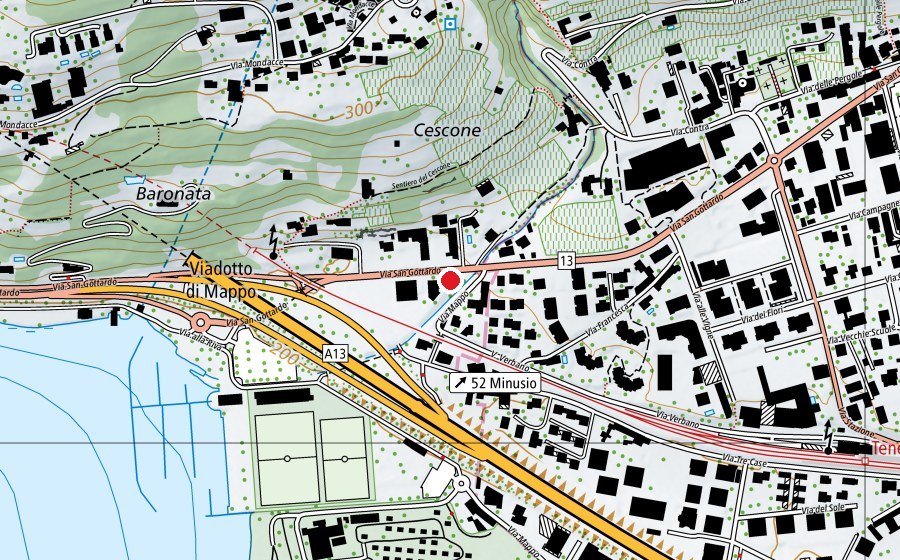 Mappa con la posizione di Centro Annapurna, studio yoga (Centro fitness)