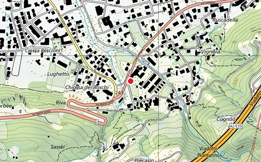 Map showing the location of Centro Mövat (Fitness centre)