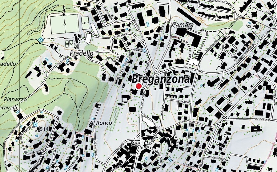 Map showing the location of Centro Yoga Amrita (Fitness centre)