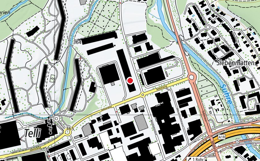 Map showing the location of Clever fit (Fitness centre)