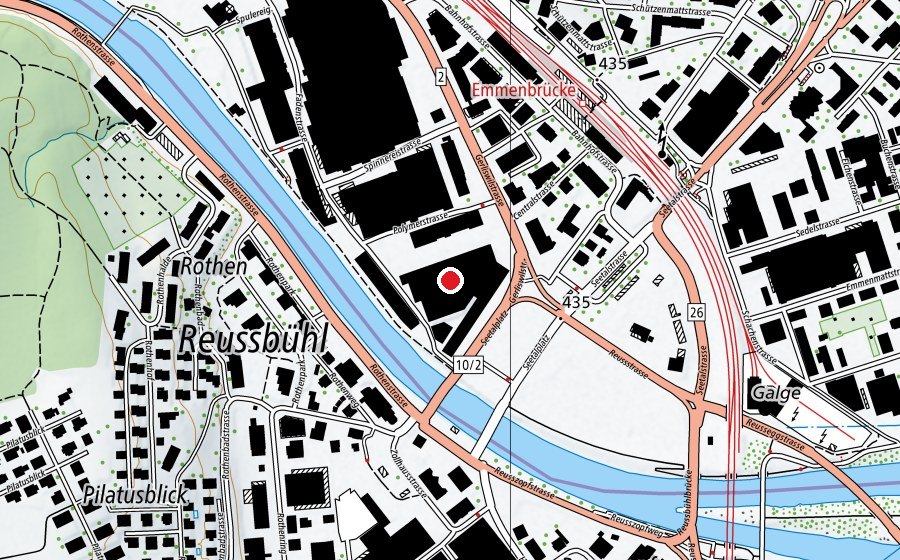 Map showing the location of Clever fit (Fitness centre)