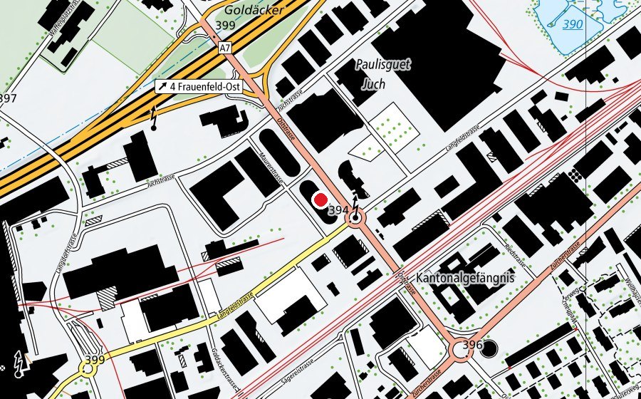 Map showing the location of Clever fit (Fitness centre)