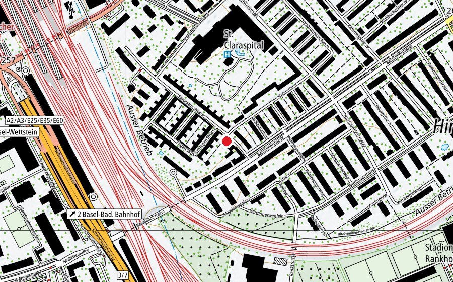 Carte indiquant l’emplacement de Contineo (Salle de fitness)