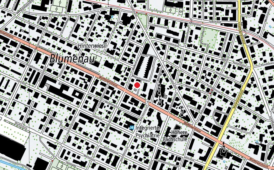 Map showing the location of Crossfit Gleis 10 (Fitness centre)