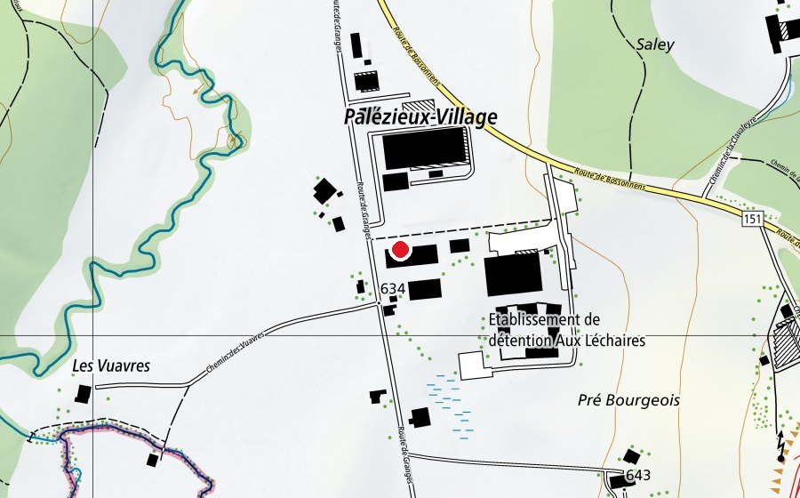 Carte indiquant l’emplacement de CrossFit Grancia (Salle de fitness)