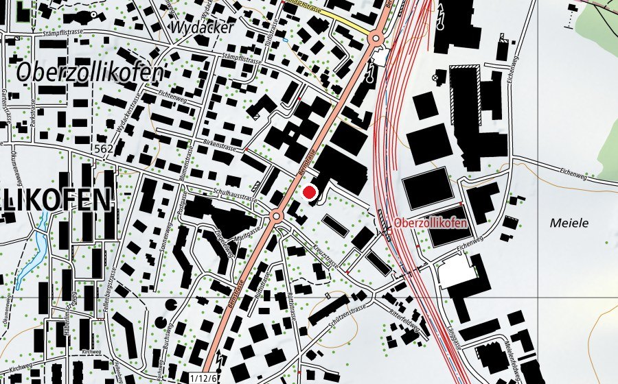 Map showing the location of discountfit (Fitness centre)