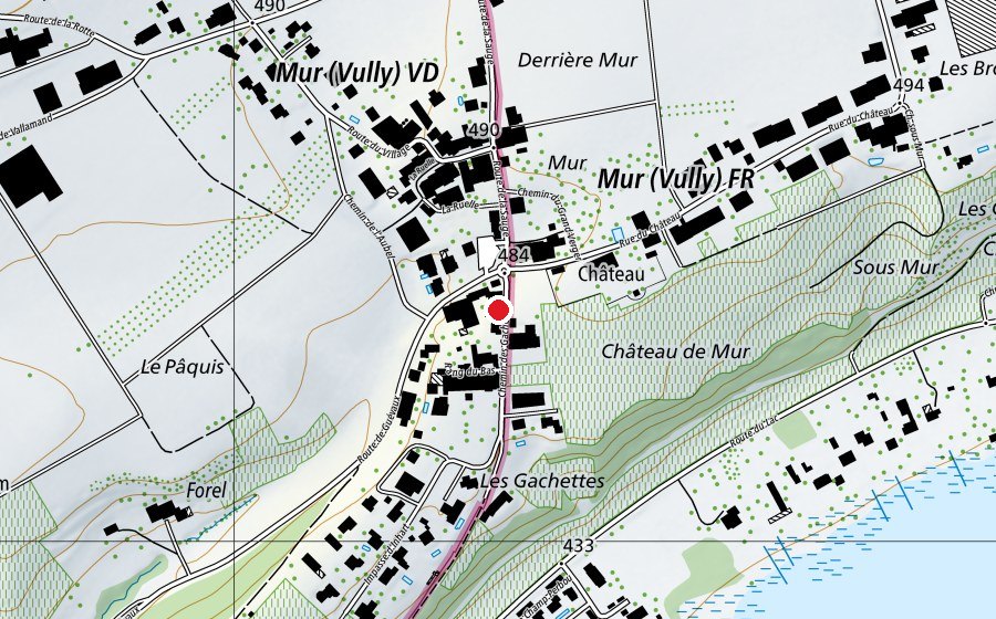Carte indiquant l’emplacement de Dojo Karaté Shotokan (Salle de fitness)