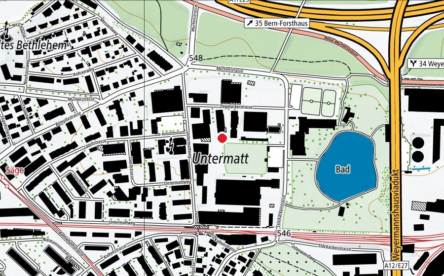 Mappa con la posizione di Durante's Gym (Centro fitness)