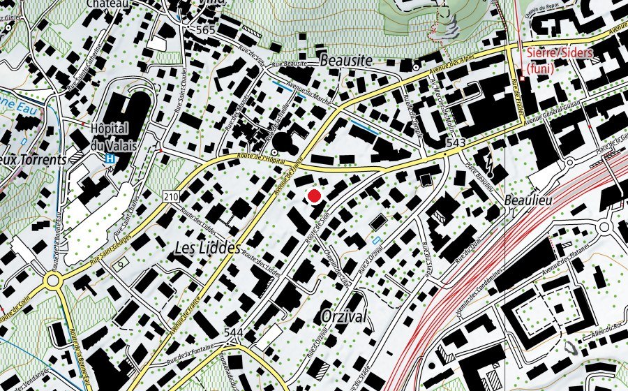 Mappa con la posizione di Eden Fitness-Club (Centro fitness)