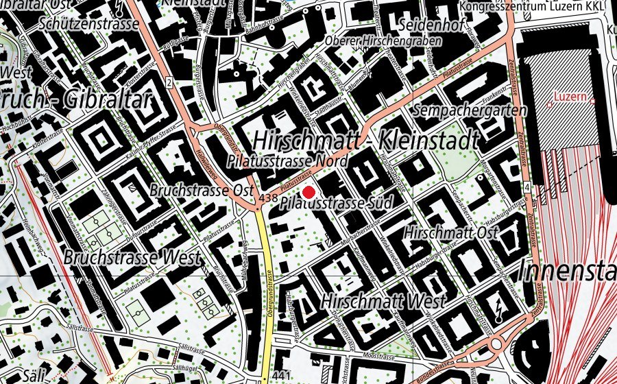Map showing the location of EVO (Fitness centre)