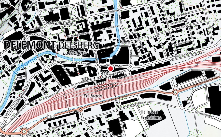 Mappa con la posizione di Extrem Fitness (Centro fitness)