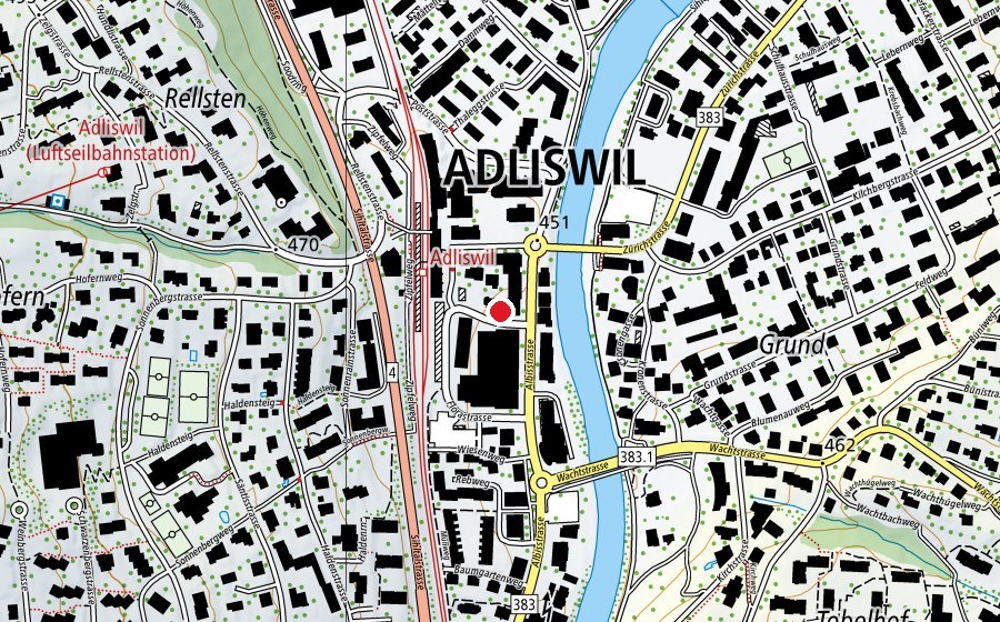 Map showing the location of Feel Fit (Fitness centre)