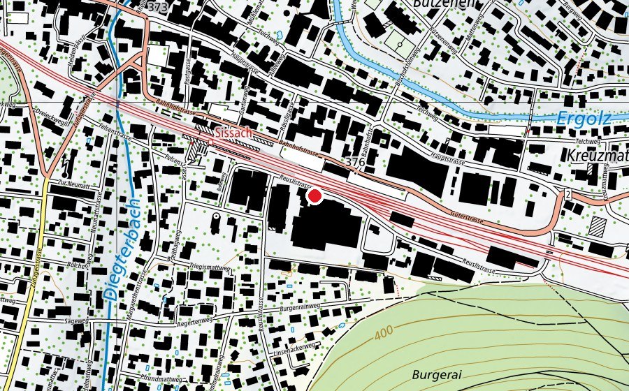 Mappa con la posizione di Fit 4ever (Centro fitness)