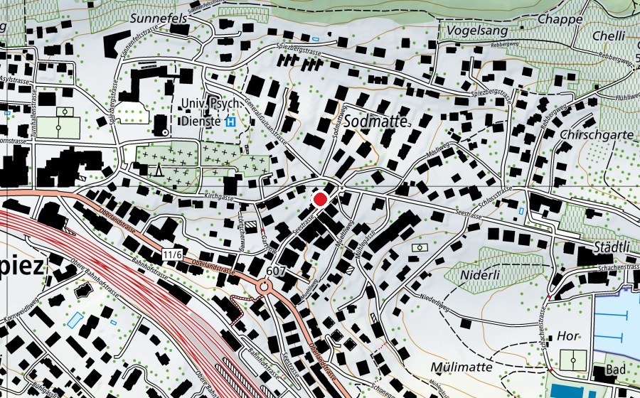 Carte indiquant l’emplacement de Fit-Self (Salle de fitness)