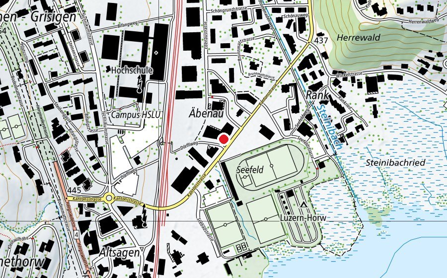 Map showing the location of Fitdich (Fitness centre)