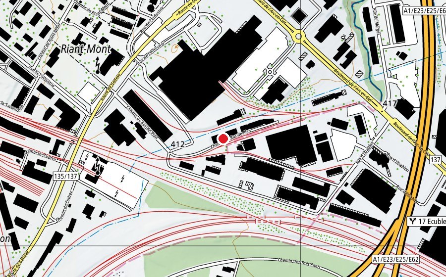 Map showing the location of Fitness Énergie (Fitness centre)