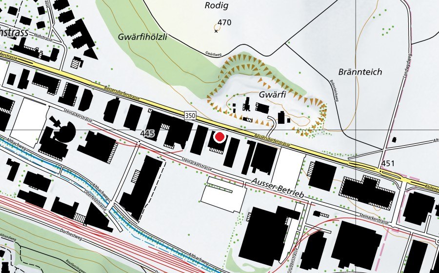 Mappa con la posizione di FITNESS HALLE 41 (Centro fitness)