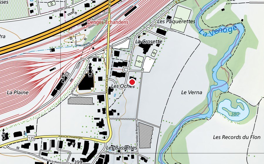 Map showing the location of Fitness Harmony (Fitness centre)
