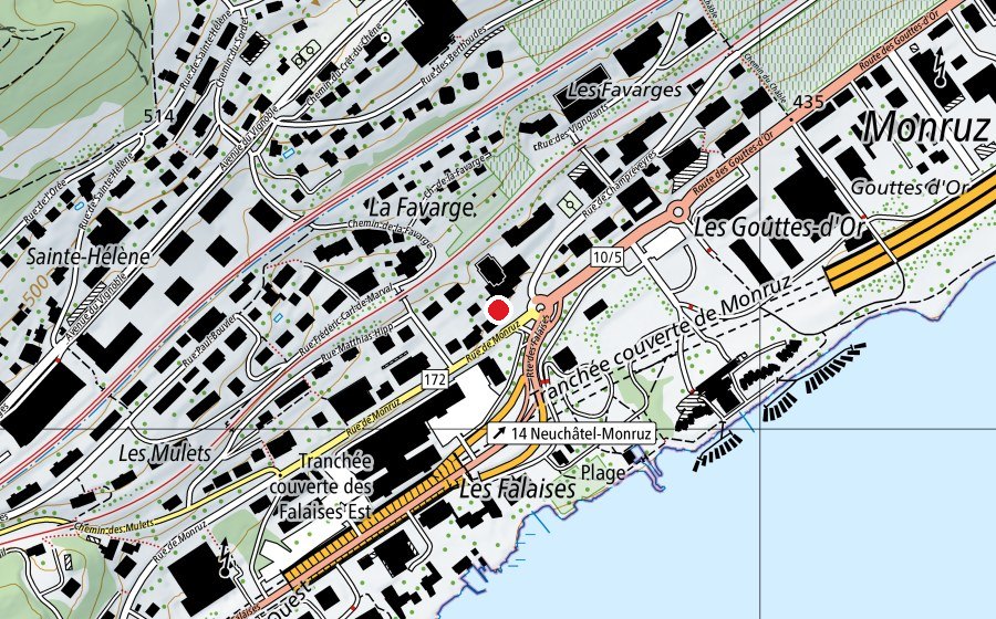 Mappa con la posizione di Fitness Maréchal (Centro fitness)