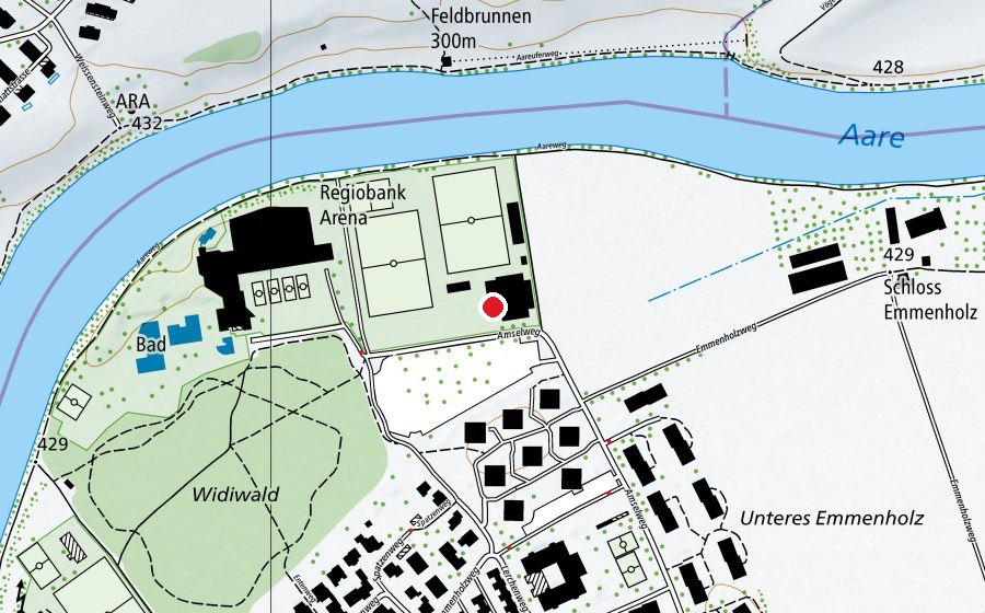 Map showing the location of Fitness Move it (Fitness centre)