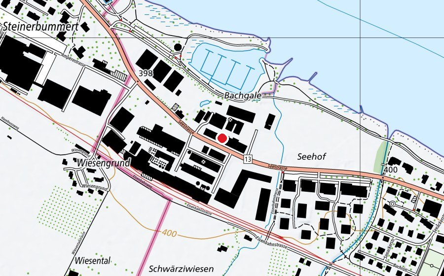 Map showing the location of Fitness-Rebellen (Fitness centre)