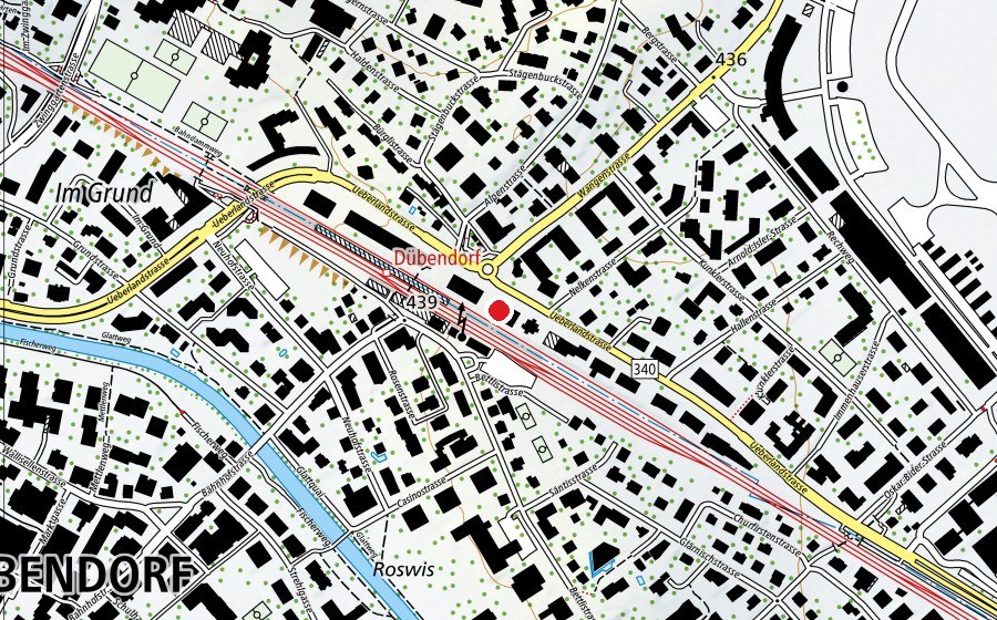 Map showing the location of Flex Inn (Fitness centre)