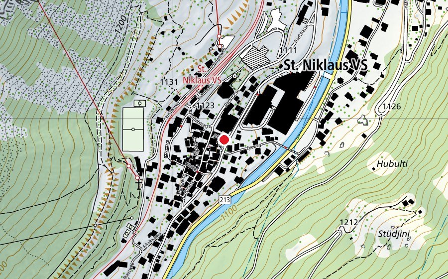 Map showing the location of focus flow Fitnesscenter-GYM (Fitness centre)