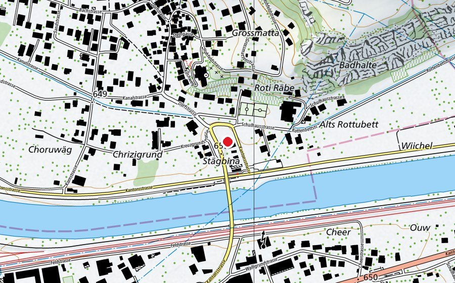 Carte indiquant l’emplacement de FreshCube SportStation (Salle de fitness)