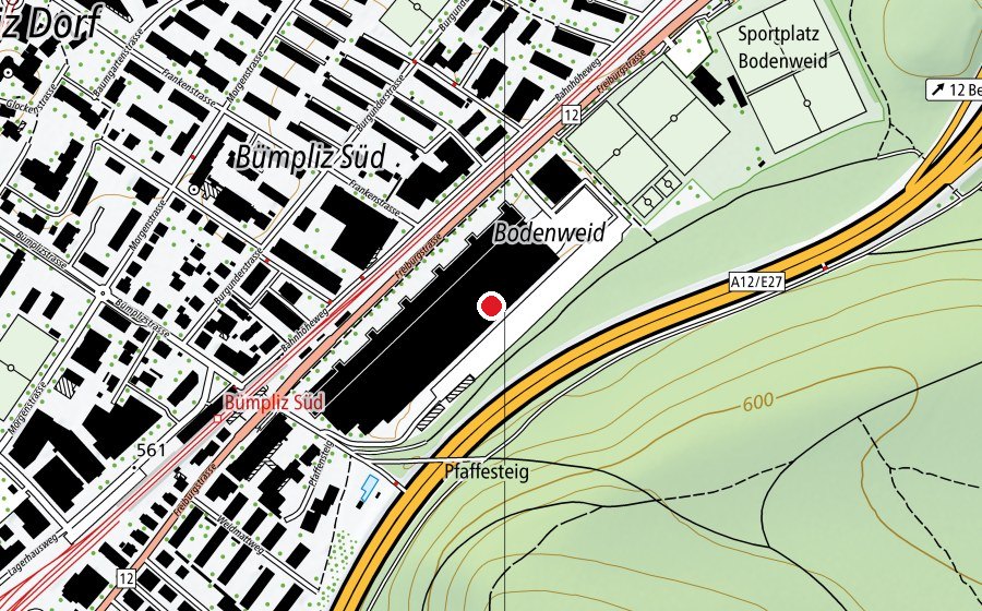 Map showing the location of Fusion Sports Academy (Fitness centre)