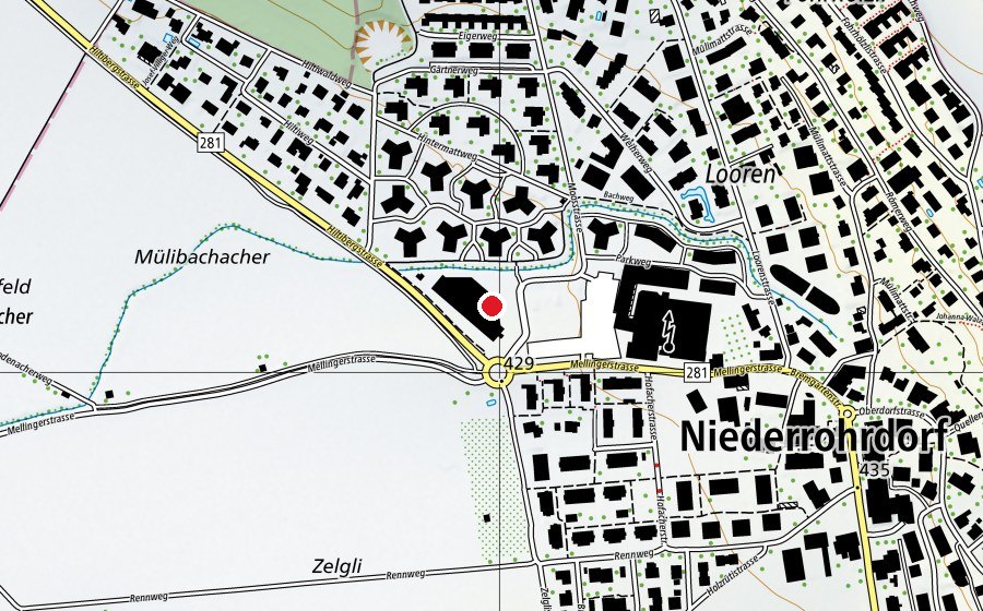Map showing the location of Goodfit (Fitness centre)
