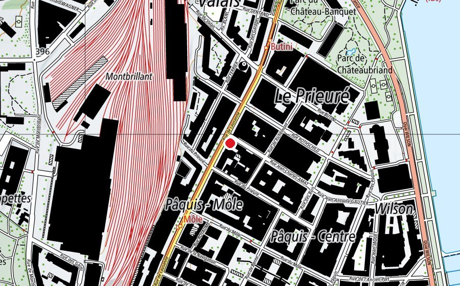 Carte indiquant l’emplacement de Gym by Harmony (Salle de fitness)